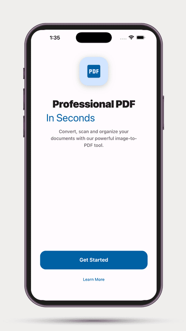 Img2PDF Pro - On Boarding