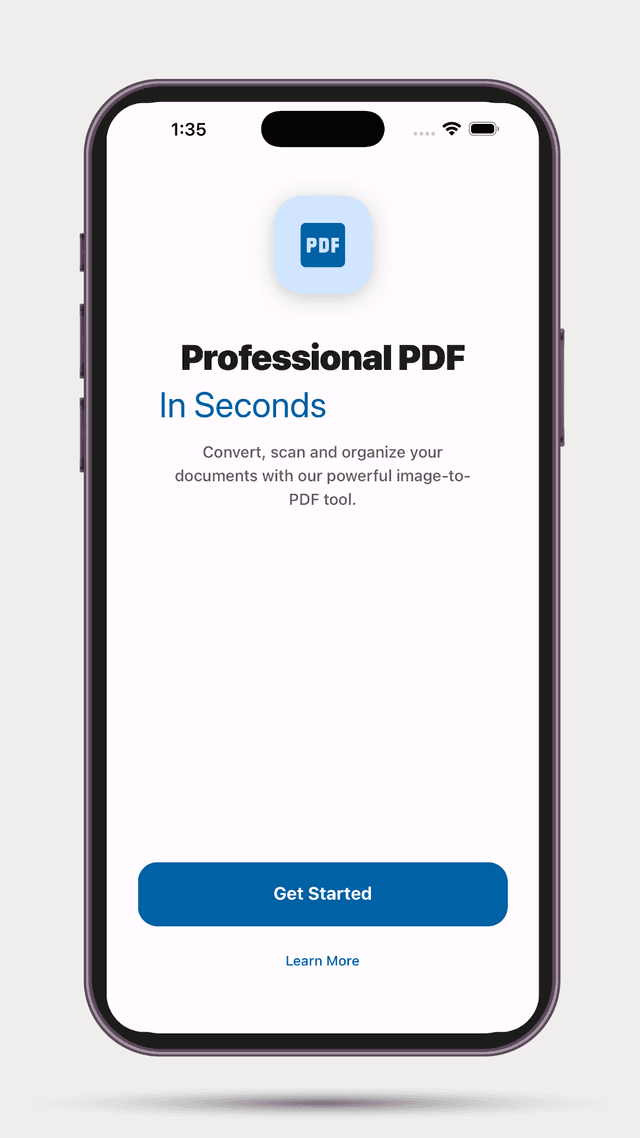 Img2PDF Pro - On Boarding