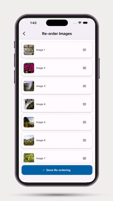 Img2PDF Pro - Reorder Pages